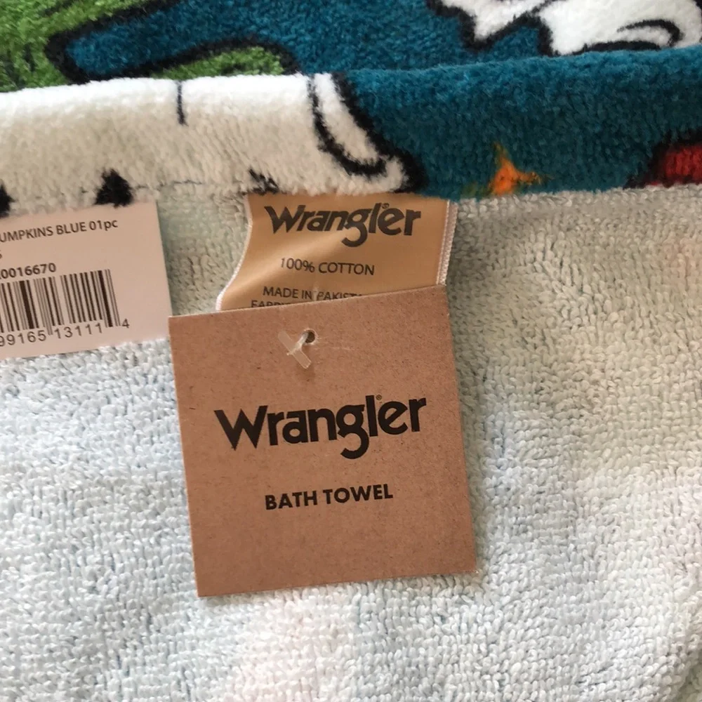 Wrangler Halloween Western Bath Towels
